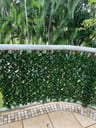 Customer photo of Faux English Laurel Privacy Fence