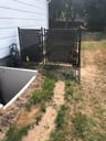 Customer photo of Chain Link Fence Privacy Tape