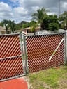 Customer photo of Chain Link Fence Privacy Tape