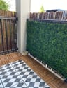 Customer photo of Light Green Artificial Boxwood Roll