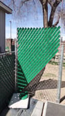 Customer photo of Chain Link Fence Privacy Tape
