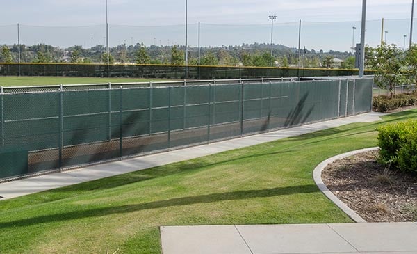 lake forest sports park fence privacy windscreen
