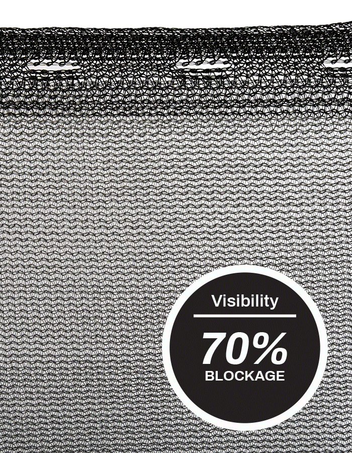 900 Series Jet Black 25' x 20' UV and Flame Retardant 1/16" (70