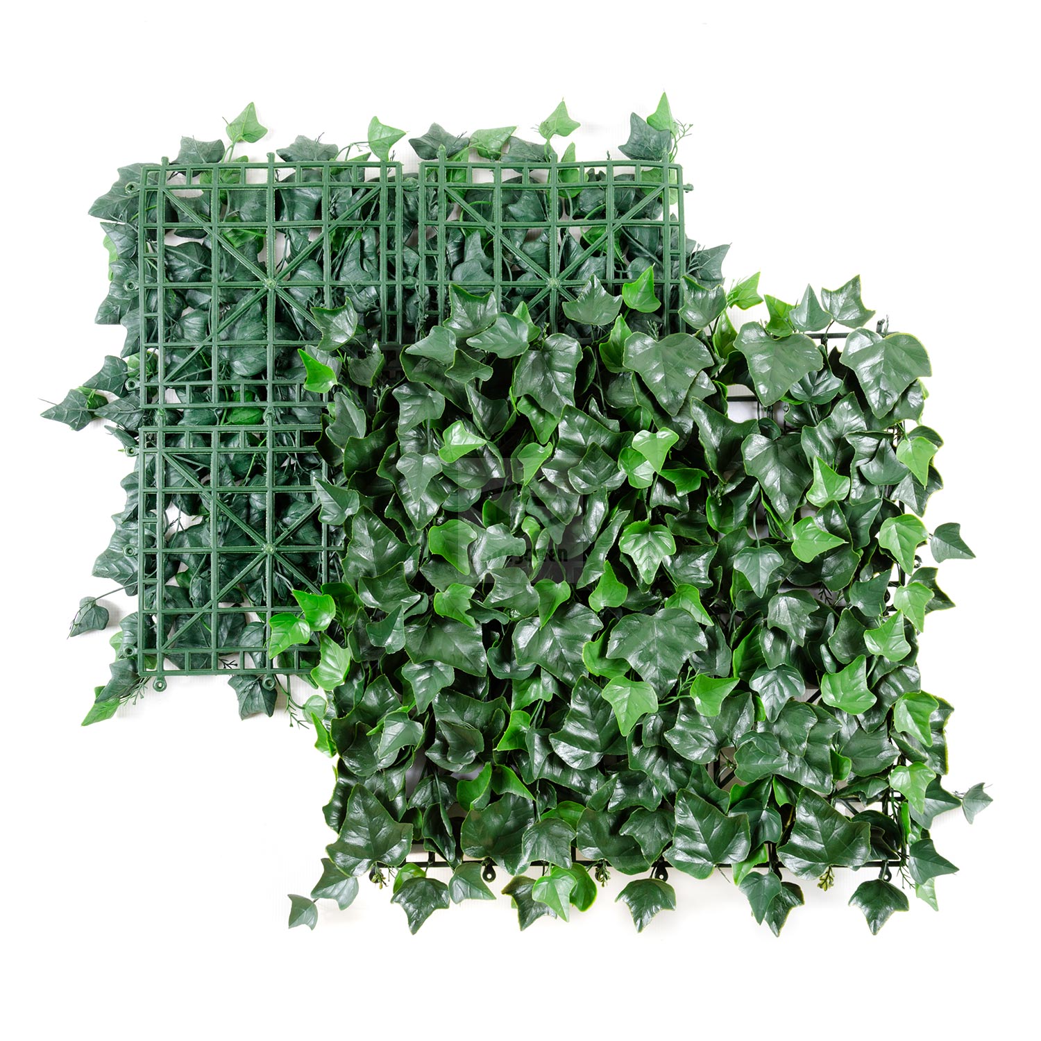 NatraHedge Artificial Ivy Mat - (12) 20x20 Green Wall Panels