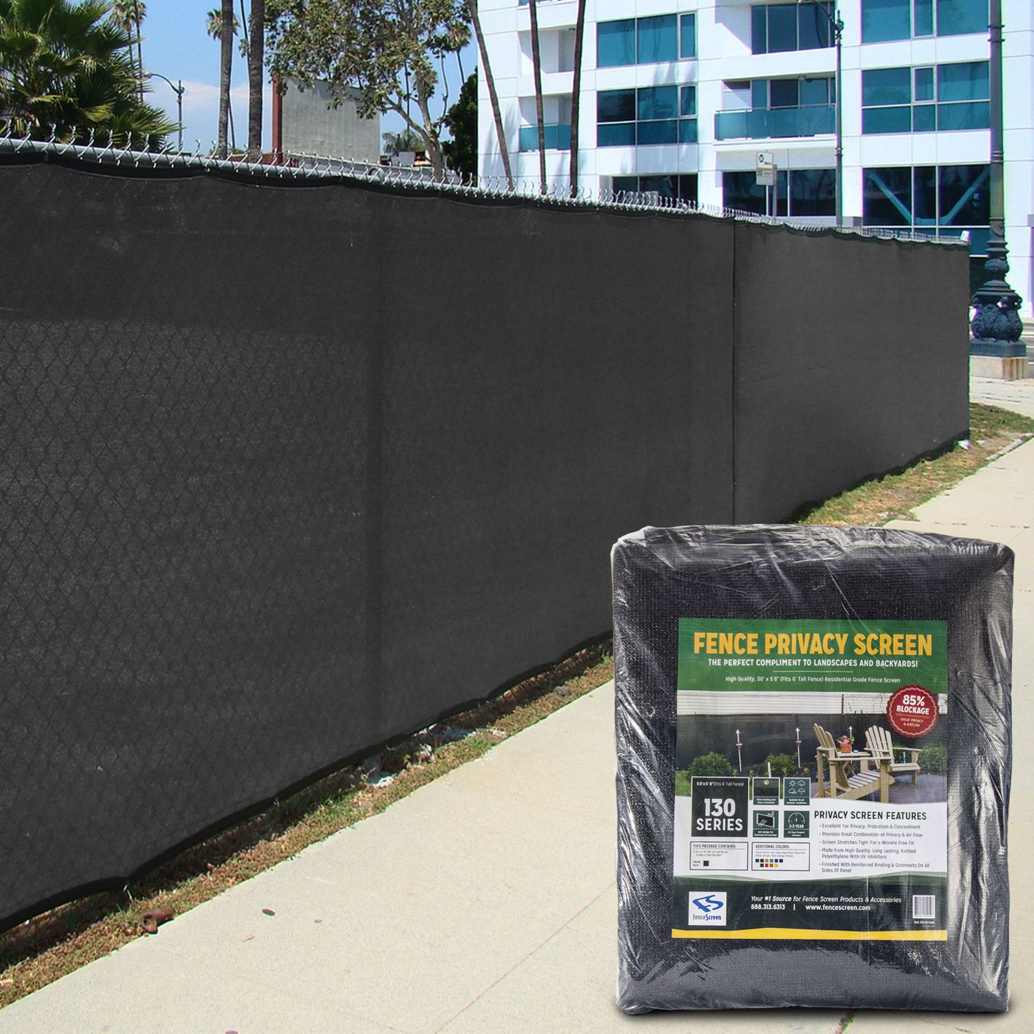 ChainLink Fence Shade Tarp Covers & Windscreens